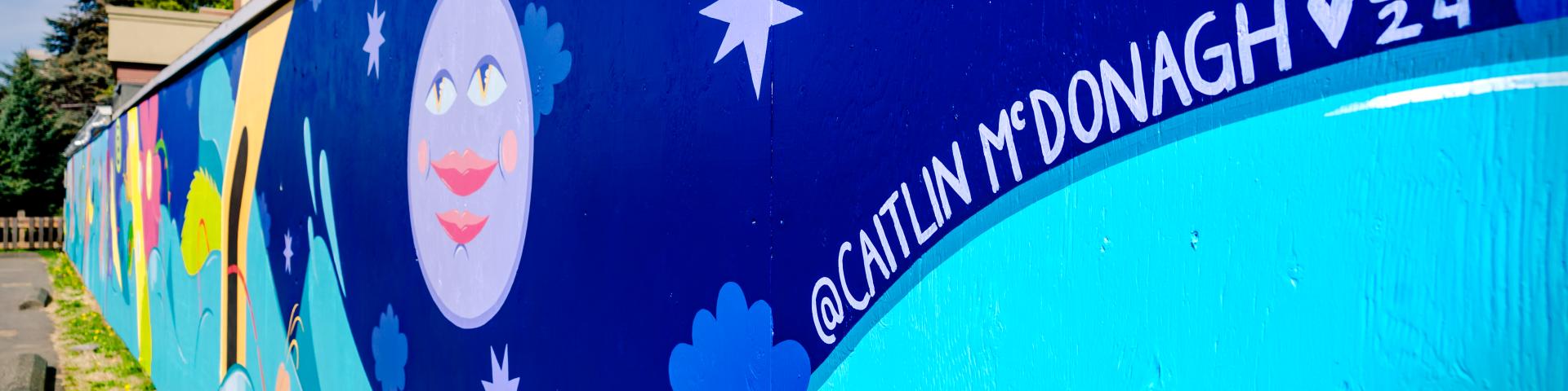 mural at splashpad esquimalt