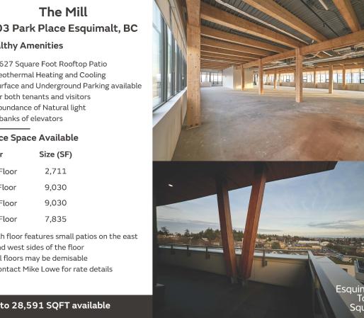 New office space The Mill Esquimalt